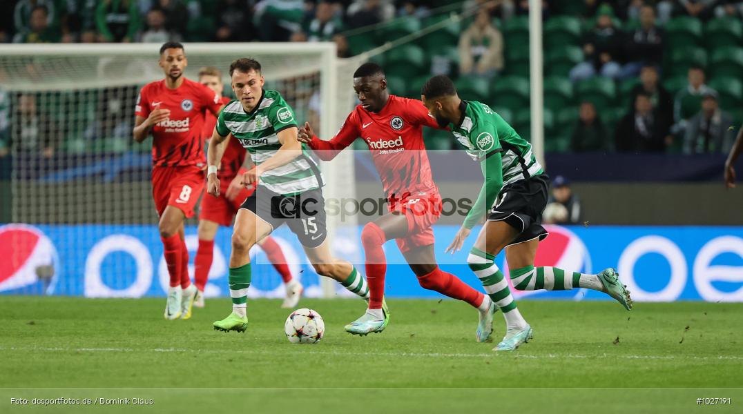 Sporting Lissabon, Sporting CP, Eintracht Frankfurt, CL, Champions League, UEFA, Voetball, Sport, Le Football, Germany, Futbol, Fotball, Fussball, Deutschland, DFL, DFB, Calcio, 2022/23, Saison 2022/2023 - Bild-ID: 1027191