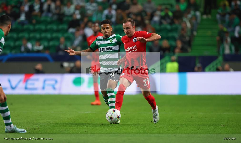 Sporting Lissabon, Sporting CP, Eintracht Frankfurt, CL, Champions League, UEFA, Voetball, Sport, Le Football, Germany, Futbol, Fotball, Fussball, Deutschland, DFL, DFB, Calcio, 2022/23, Saison 2022/2023 - Bild-ID: 1027206