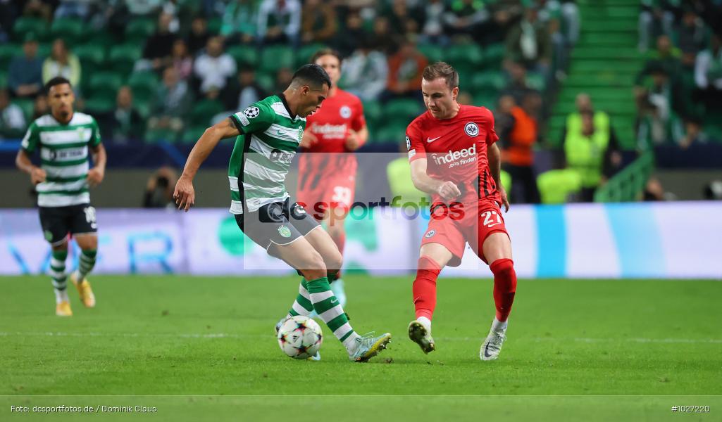 Sporting Lissabon, Sporting CP, Eintracht Frankfurt, CL, Champions League, UEFA, Voetball, Sport, Le Football, Germany, Futbol, Fotball, Fussball, Deutschland, DFL, DFB, Calcio, 2022/23, Saison 2022/2023 - Bild-ID: 1027220