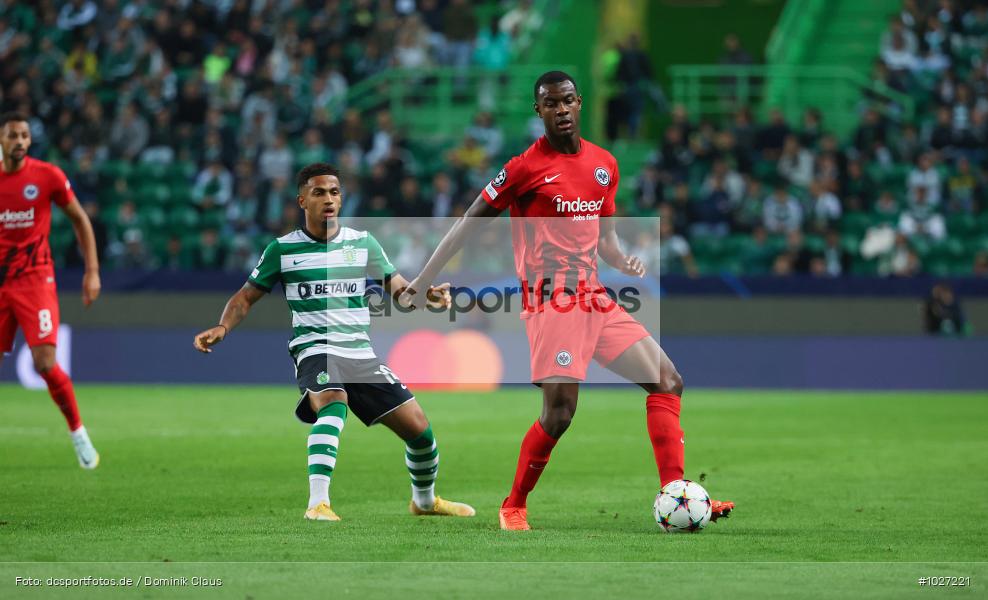 Sporting Lissabon, Sporting CP, Eintracht Frankfurt, CL, Champions League, UEFA, Voetball, Sport, Le Football, Germany, Futbol, Fotball, Fussball, Deutschland, DFL, DFB, Calcio, 2022/23, Saison 2022/2023 - Bild-ID: 1027221