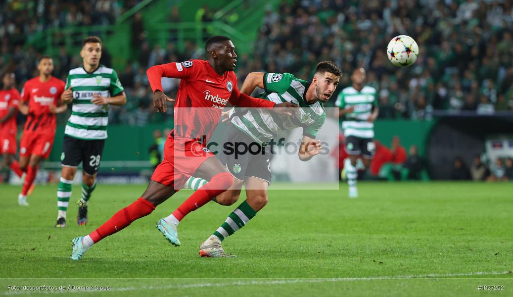 Sporting Lissabon, Sporting CP, Eintracht Frankfurt, CL, Champions League, UEFA, Voetball, Sport, Le Football, Germany, Futbol, Fotball, Fussball, Deutschland, DFL, DFB, Calcio, 2022/23, Saison 2022/2023 - Bild-ID: 1027252