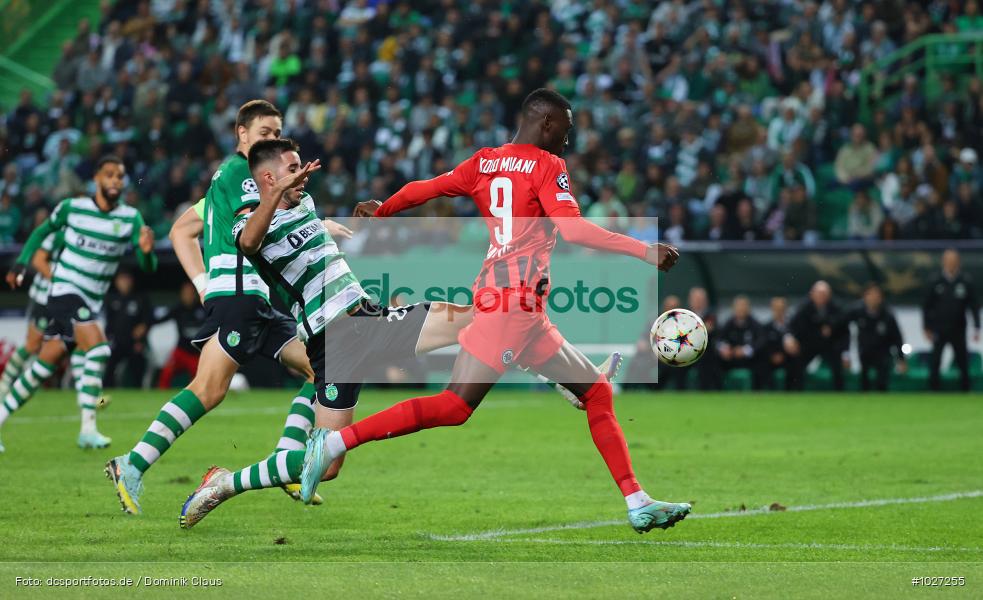Sporting Lissabon, Sporting CP, Eintracht Frankfurt, CL, Champions League, UEFA, Voetball, Sport, Le Football, Germany, Futbol, Fotball, Fussball, Deutschland, DFL, DFB, Calcio, 2022/23, Saison 2022/2023 - Bild-ID: 1027255