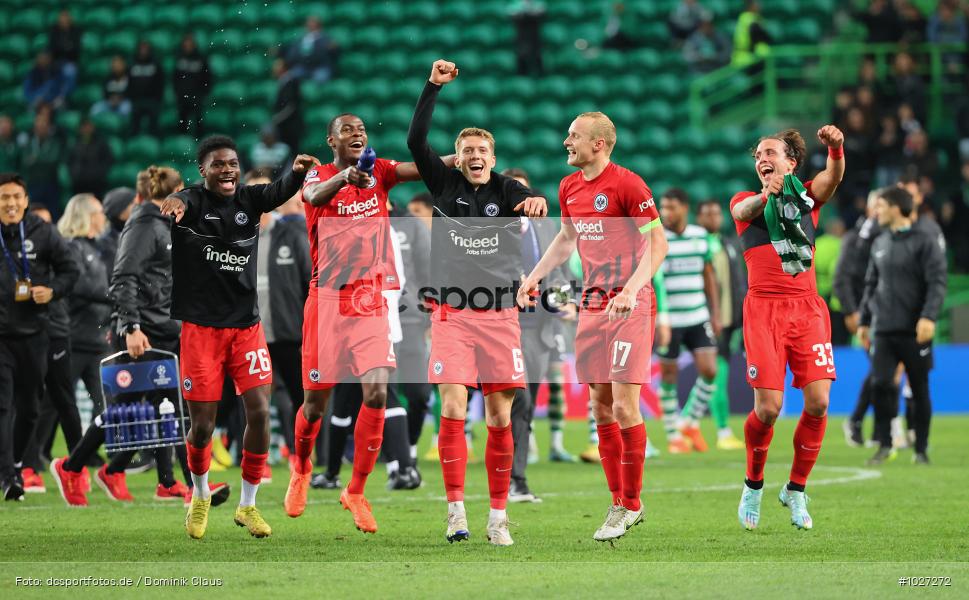 Sporting Lissabon, Sporting CP, Eintracht Frankfurt, CL, Champions League, UEFA, Voetball, Sport, Le Football, Germany, Futbol, Fotball, Fussball, Deutschland, DFL, DFB, Calcio, 2022/23, Saison 2022/2023 - Bild-ID: 1027272
