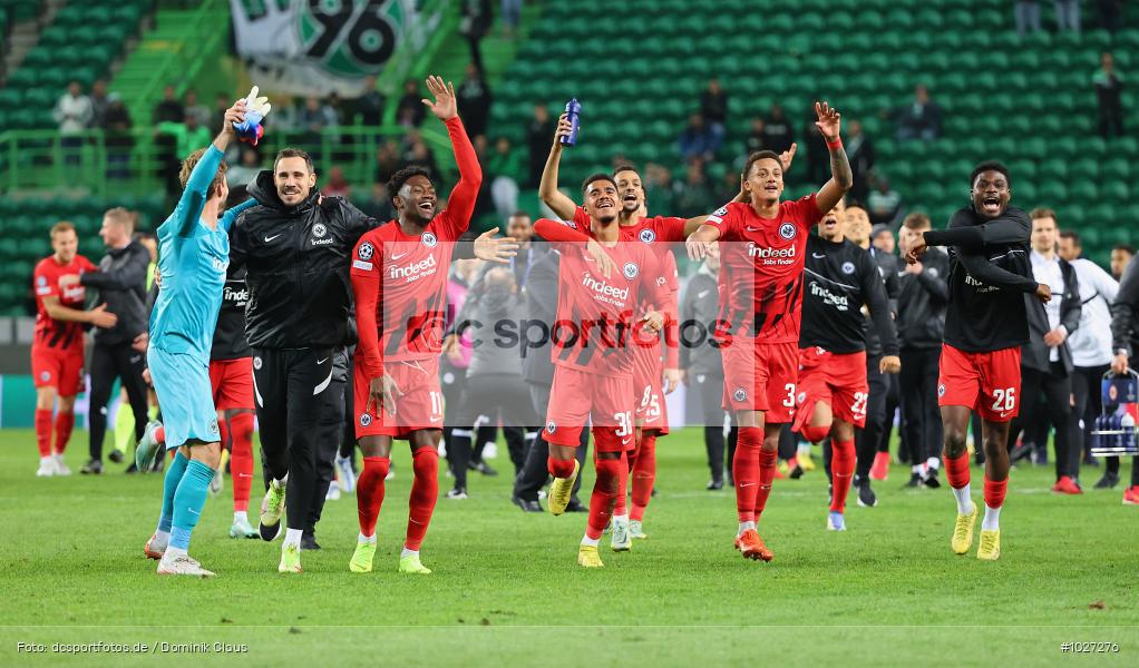 Sporting Lissabon, Sporting CP, Eintracht Frankfurt, CL, Champions League, UEFA, Voetball, Sport, Le Football, Germany, Futbol, Fotball, Fussball, Deutschland, DFL, DFB, Calcio, 2022/23, Saison 2022/2023 - Bild-ID: 1027276