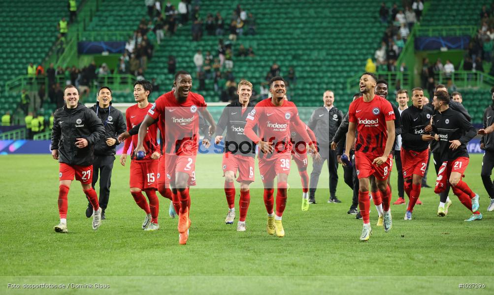 Sporting Lissabon, Sporting CP, Eintracht Frankfurt, CL, Champions League, UEFA, Voetball, Sport, Le Football, Germany, Futbol, Fotball, Fussball, Deutschland, DFL, DFB, Calcio, 2022/23, Saison 2022/2023 - Bild-ID: 1027296