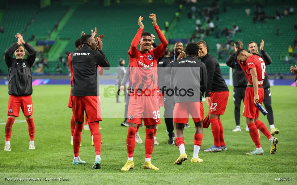 Sporting Lissabon, Sporting CP, Eintracht Frankfurt, CL, Champions League, UEFA, Voetball, Sport, Le Football, Germany, Futbol, Fotball, Fussball, Deutschland, DFL, DFB, Calcio, 2022/23, Saison 2022/2023 - Bild-ID: 1027301
