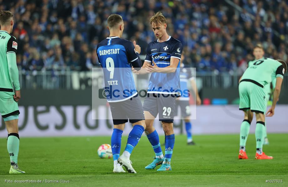 Hannover 96, SV Darmstadt 98, 2. Bundesliga, 2. Liga, Voetball, Sport, Le Football, Germany, Futbol, Fotball, Fussball, Deutschland, DFL, DFB, Calcio, 2022/23, Saison 2022/2023 - Bild-ID: 1027323
