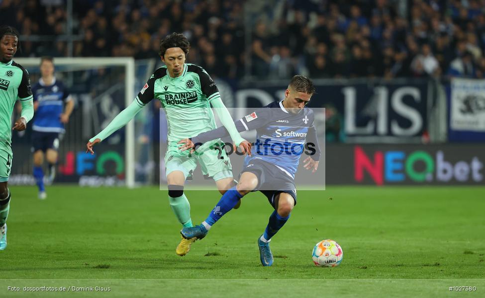 Hannover 96, SV Darmstadt 98, 2. Bundesliga, 2. Liga, Voetball, Sport, Le Football, Germany, Futbol, Fotball, Fussball, Deutschland, DFL, DFB, Calcio, 2022/23, Saison 2022/2023 - Bild-ID: 1027380