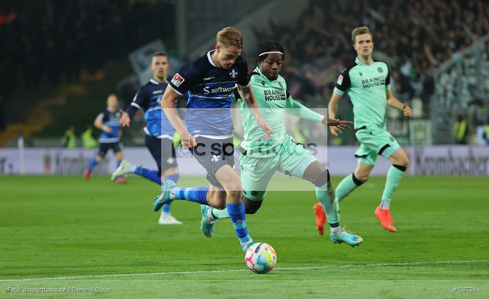 Hannover 96, SV Darmstadt 98, 2. Bundesliga, 2. Liga, Voetball, Sport, Le Football, Germany, Futbol, Fotball, Fussball, Deutschland, DFL, DFB, Calcio, 2022/23, Saison 2022/2023 - Bild-ID: 1027386