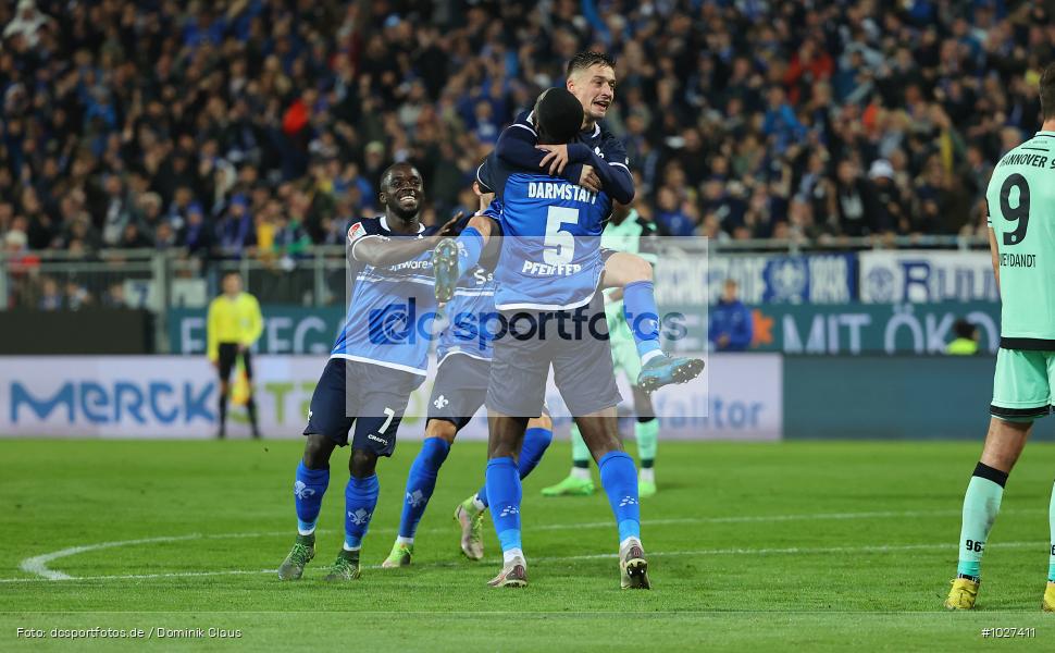 Hannover 96, SV Darmstadt 98, 2. Bundesliga, 2. Liga, Voetball, Sport, Le Football, Germany, Futbol, Fotball, Fussball, Deutschland, DFL, DFB, Calcio, 2022/23, Saison 2022/2023 - Bild-ID: 1027411