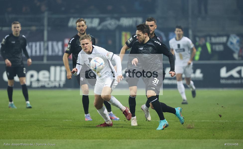 SV Elversberg, SV Waldhof Mannheim, Liga, 3. Liga, Voetball, Sport, Le Football, Germany, Futbol, Fotball, Fussball, Deutschland, DFL, DFB, Calcio, 2022/23, Saison 2022/2023 - Bild-ID: 1030438