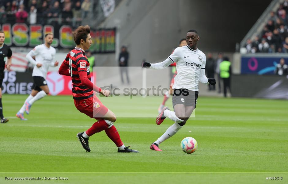 VfB Stuttgart, Eintracht Frankfurt, 1. Bundesliga, Bundesliga, Voetball, Sport, Le Football, Germany, Futbol, Fotball, Fussball, Deutschland, DFL, DFB, Calcio, 2022/23, Saison 2022/2023 - Bild-ID: 1030515 VfB Stuttgart, Eintracht Frankfurt, 1. Bundesliga, Bundesliga, Voetball, Sport, Le Football, Germany, Futbol, Fotball, Fussball, Deutschland, DFL, DFB, Calcio, 2022/23, Saison 2022/2023 - Bild-ID: 1030515