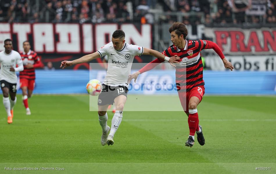 VfB Stuttgart, Eintracht Frankfurt, 1. Bundesliga, Bundesliga, Voetball, Sport, Le Football, Germany, Futbol, Fotball, Fussball, Deutschland, DFL, DFB, Calcio, 2022/23, Saison 2022/2023 - Bild-ID: 1030517 VfB Stuttgart, Eintracht Frankfurt, 1. Bundesliga, Bundesliga, Voetball, Sport, Le Football, Germany, Futbol, Fotball, Fussball, Deutschland, DFL, DFB, Calcio, 2022/23, Saison 2022/2023 - Bild-ID: 1030517