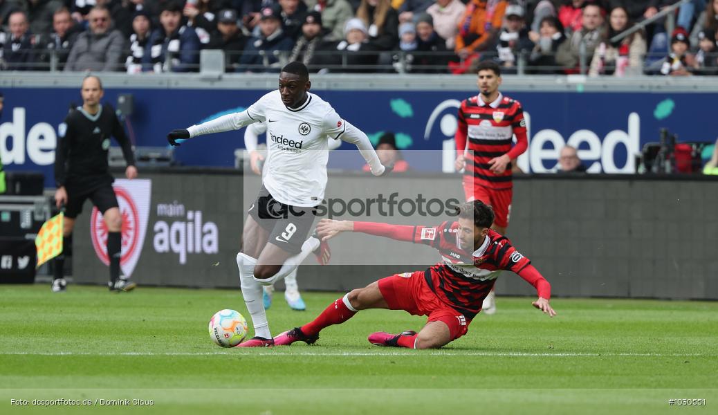 VfB Stuttgart, Eintracht Frankfurt, 1. Bundesliga, Bundesliga, Voetball, Sport, Le Football, Germany, Futbol, Fotball, Fussball, Deutschland, DFL, DFB, Calcio, 2022/23, Saison 2022/2023 - Bild-ID: 1030551 VfB Stuttgart, Eintracht Frankfurt, 1. Bundesliga, Bundesliga, Voetball, Sport, Le Football, Germany, Futbol, Fotball, Fussball, Deutschland, DFL, DFB, Calcio, 2022/23, Saison 2022/2023 - Bild-ID: 1030551