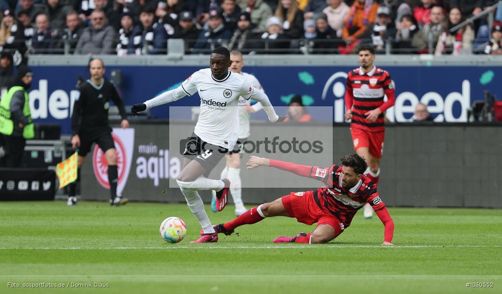 VfB Stuttgart, Eintracht Frankfurt, 1. Bundesliga, Bundesliga, Voetball, Sport, Le Football, Germany, Futbol, Fotball, Fussball, Deutschland, DFL, DFB, Calcio, 2022/23, Saison 2022/2023 - Bild-ID: 1030552 VfB Stuttgart, Eintracht Frankfurt, 1. Bundesliga, Bundesliga, Voetball, Sport, Le Football, Germany, Futbol, Fotball, Fussball, Deutschland, DFL, DFB, Calcio, 2022/23, Saison 2022/2023 - Bild-ID: 1030552