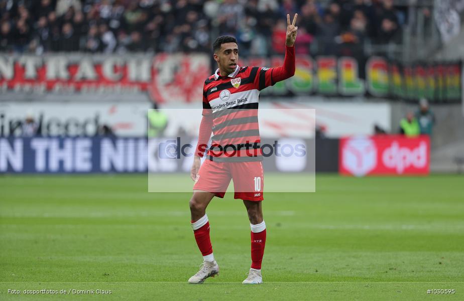 VfB Stuttgart, Eintracht Frankfurt, 1. Bundesliga, Bundesliga, Voetball, Sport, Le Football, Germany, Futbol, Fotball, Fussball, Deutschland, DFL, DFB, Calcio, 2022/23, Saison 2022/2023 - Bild-ID: 1030595 VfB Stuttgart, Eintracht Frankfurt, 1. Bundesliga, Bundesliga, Voetball, Sport, Le Football, Germany, Futbol, Fotball, Fussball, Deutschland, DFL, DFB, Calcio, 2022/23, Saison 2022/2023 - Bild-ID: 1030595