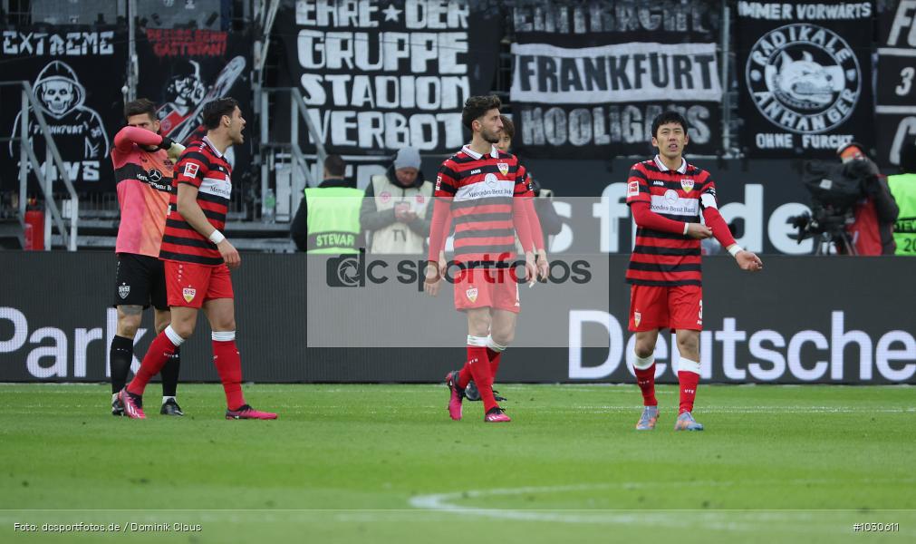 VfB Stuttgart, Eintracht Frankfurt, 1. Bundesliga, Bundesliga, Voetball, Sport, Le Football, Germany, Futbol, Fotball, Fussball, Deutschland, DFL, DFB, Calcio, 2022/23, Saison 2022/2023 - Bild-ID: 1030611 VfB Stuttgart, Eintracht Frankfurt, 1. Bundesliga, Bundesliga, Voetball, Sport, Le Football, Germany, Futbol, Fotball, Fussball, Deutschland, DFL, DFB, Calcio, 2022/23, Saison 2022/2023 - Bild-ID: 1030611