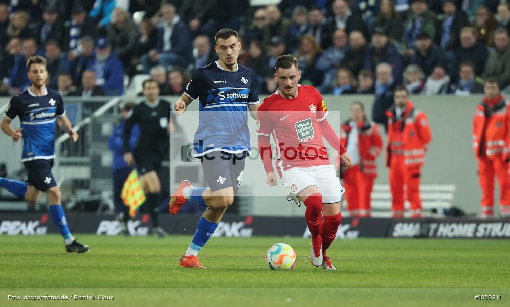 1. FC Kaiserslautern, SV Darmstadt 98, 2. Bundesliga, 2. Liga, Voetball, Sport, Le Football, Germany, Futbol, Fotball, Fussball, Deutschland, DFL, DFB, Calcio, 2022/23, Saison 2022/2023 - Bild-ID: 1030911