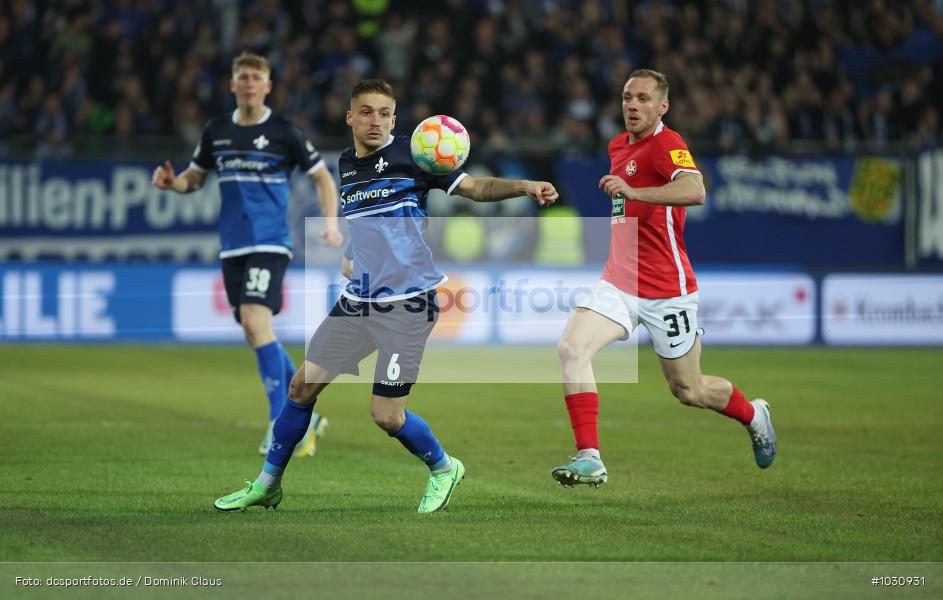 1. FC Kaiserslautern, SV Darmstadt 98, 2. Bundesliga, 2. Liga, Voetball, Sport, Le Football, Germany, Futbol, Fotball, Fussball, Deutschland, DFL, DFB, Calcio, 2022/23, Saison 2022/2023 - Bild-ID: 1030931