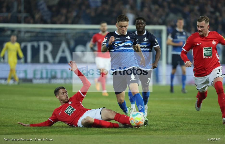 1. FC Kaiserslautern, SV Darmstadt 98, 2. Bundesliga, 2. Liga, Voetball, Sport, Le Football, Germany, Futbol, Fotball, Fussball, Deutschland, DFL, DFB, Calcio, 2022/23, Saison 2022/2023 - Bild-ID: 1030947