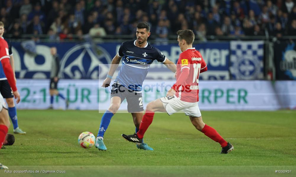 1. FC Kaiserslautern, SV Darmstadt 98, 2. Bundesliga, 2. Liga, Voetball, Sport, Le Football, Germany, Futbol, Fotball, Fussball, Deutschland, DFL, DFB, Calcio, 2022/23, Saison 2022/2023 - Bild-ID: 1030957