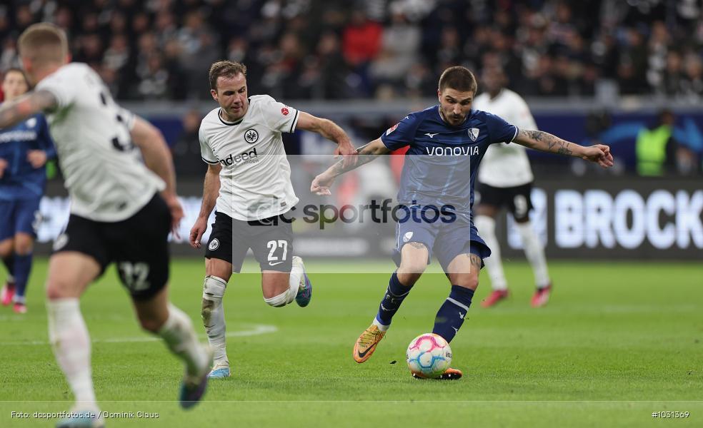 VfL Bochum, Eintracht Frankfurt, 1. Bundesliga, Bundesliga, Voetball, Sport, Le Football, Germany, Futbol, Fotball, Fussball, Deutschland, DFL, DFB, Calcio, 2022/23, Saison 2022/2023 - Bild-ID: 1031369