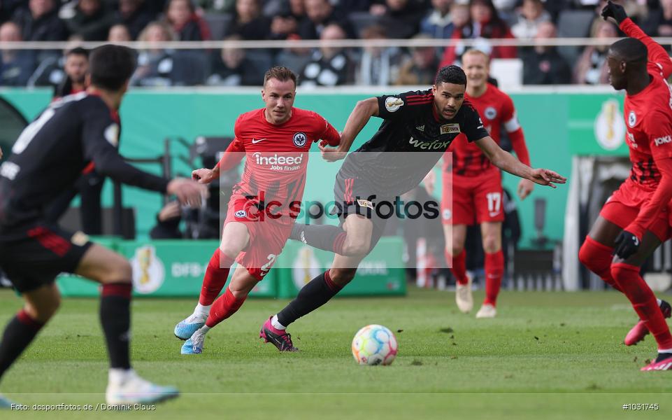1. FC Union Berlin, Eintracht Frankfurt, Pokal, DFB-Pokal, Voetball, Sport, Le Football, Germany, Futbol, Fotball, Fussball, Deutschland, DFL, DFB, Calcio, 2022/23, Saison 2022/2023 - Bild-ID: 1031745 1. FC Union Berlin, Eintracht Frankfurt, Pokal, DFB-Pokal, Voetball, Sport, Le Football, Germany, Futbol, Fotball, Fussball, Deutschland, DFL, DFB, Calcio, 2022/23, Saison 2022/2023 - Bild-ID: 1031745