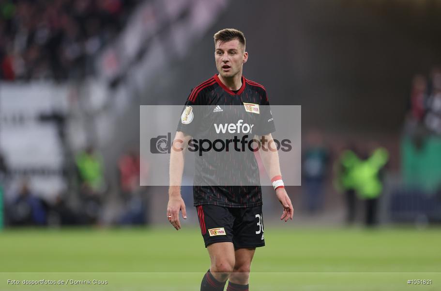 1. FC Union Berlin, Eintracht Frankfurt, Pokal, DFB-Pokal, Voetball, Sport, Le Football, Germany, Futbol, Fotball, Fussball, Deutschland, DFL, DFB, Calcio, 2022/23, Saison 2022/2023 - Bild-ID: 1031821 1. FC Union Berlin, Eintracht Frankfurt, Pokal, DFB-Pokal, Voetball, Sport, Le Football, Germany, Futbol, Fotball, Fussball, Deutschland, DFL, DFB, Calcio, 2022/23, Saison 2022/2023 - Bild-ID: 1031821