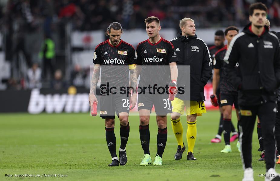 1. FC Union Berlin, Eintracht Frankfurt, Pokal, DFB-Pokal, Voetball, Sport, Le Football, Germany, Futbol, Fotball, Fussball, Deutschland, DFL, DFB, Calcio, 2022/23, Saison 2022/2023 - Bild-ID: 1031830 1. FC Union Berlin, Eintracht Frankfurt, Pokal, DFB-Pokal, Voetball, Sport, Le Football, Germany, Futbol, Fotball, Fussball, Deutschland, DFL, DFB, Calcio, 2022/23, Saison 2022/2023 - Bild-ID: 1031830