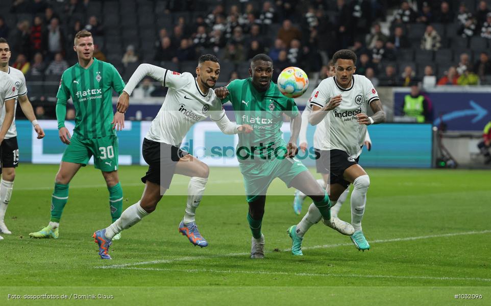 Borussia Mönchengladbach, Eintracht Frankfurt, 1. Bundesliga, Bundesliga, Voetball, Sport, Le Football, Germany, Futbol, Fotball, Fussball, Deutschland, DFL, DFB, Calcio, 2022/23, Saison 2022/2023 - Bild-ID: 1032096 Borussia Mönchengladbach, Eintracht Frankfurt, 1. Bundesliga, Bundesliga, Voetball, Sport, Le Football, Germany, Futbol, Fotball, Fussball, Deutschland, DFL, DFB, Calcio, 2022/23, Saison 2022/2023 - Bild-ID: 1032096