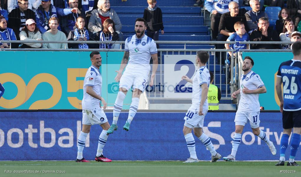 Karlsruher SC, SV Darmstadt 98, 2. Bundesliga, 2. Liga, Voetball, Sport, Le Football, Germany, Futbol, Fotball, Fussball, Deutschland, DFL, DFB, Calcio, 2022/23, Saison 2022/2023 - Bild-ID: 1032274
