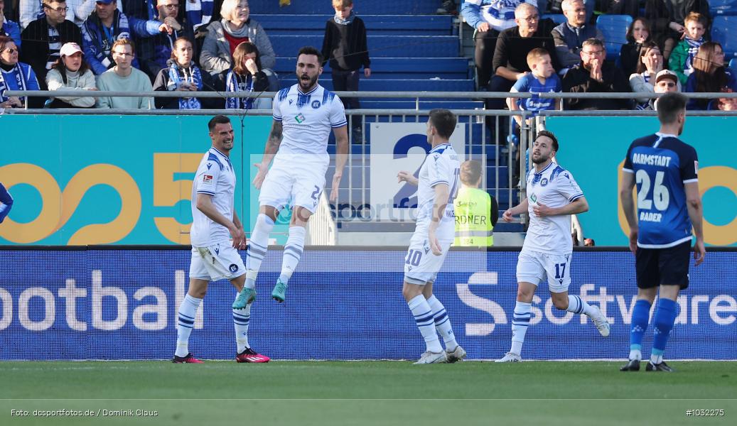 Karlsruher SC, SV Darmstadt 98, 2. Bundesliga, 2. Liga, Voetball, Sport, Le Football, Germany, Futbol, Fotball, Fussball, Deutschland, DFL, DFB, Calcio, 2022/23, Saison 2022/2023 - Bild-ID: 1032275