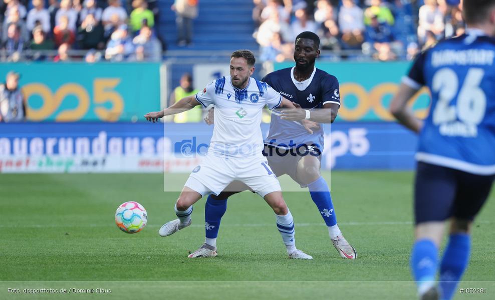 Karlsruher SC, SV Darmstadt 98, 2. Bundesliga, 2. Liga, Voetball, Sport, Le Football, Germany, Futbol, Fotball, Fussball, Deutschland, DFL, DFB, Calcio, 2022/23, Saison 2022/2023 - Bild-ID: 1032281