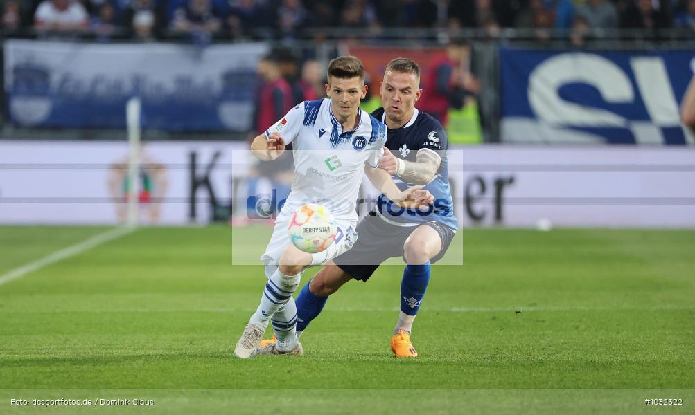 Karlsruher SC, SV Darmstadt 98, 2. Bundesliga, 2. Liga, Voetball, Sport, Le Football, Germany, Futbol, Fotball, Fussball, Deutschland, DFL, DFB, Calcio, 2022/23, Saison 2022/2023 - Bild-ID: 1032322
