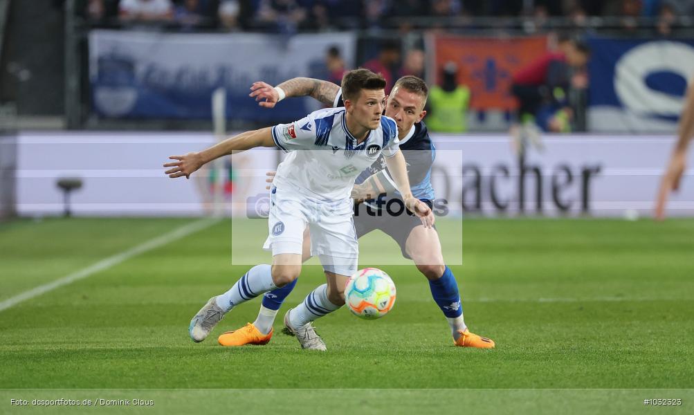Karlsruher SC, SV Darmstadt 98, 2. Bundesliga, 2. Liga, Voetball, Sport, Le Football, Germany, Futbol, Fotball, Fussball, Deutschland, DFL, DFB, Calcio, 2022/23, Saison 2022/2023 - Bild-ID: 1032323