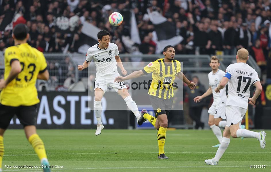 Eintracht Frankfurt, Borussia Dortmund, 1. Bundesliga, Bundesliga, Voetball, Sport, Le Football, Germany, Futbol, Fotball, Fussball, Deutschland, DFL, DFB, Calcio, 2022/23, Saison 2022/2023 - Bild-ID: 1032385