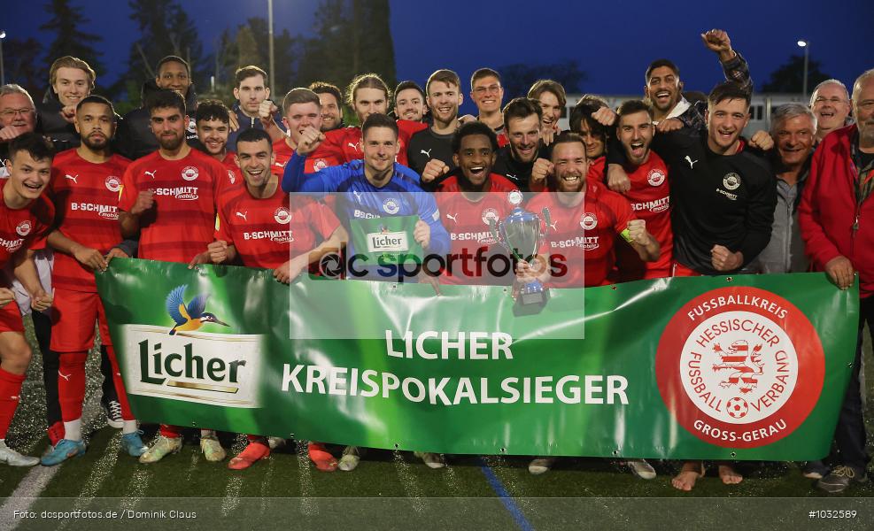 VfR Groß-Gerau, Rot-Weiß Walldorf, Finale, Kreispokal, Voetball, Sport, Le Football, Germany, Futbol, Fotball, Fussball, Deutschland, DFL, DFB, Calcio, 2022/23, Saison 2022/2023 - Bild-ID: 1032589
