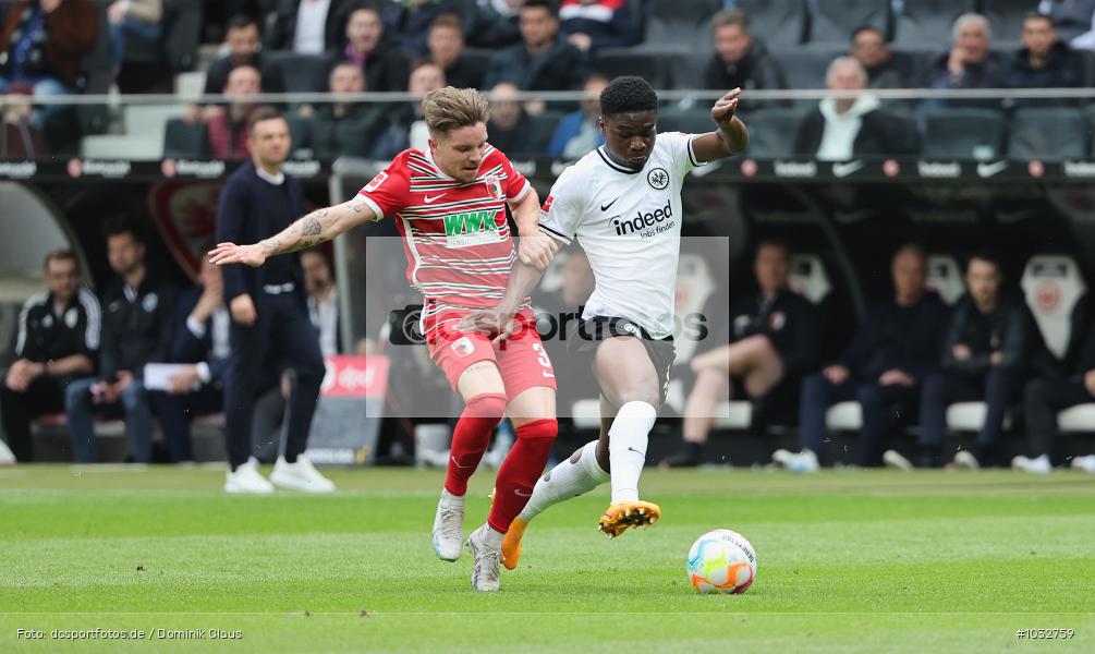 FC Augsburg, Eintracht Frankfurt, 1. Bundesliga, Bundesliga, Voetball, Sport, Le Football, Germany, Futbol, Fotball, Fussball, Deutschland, DFL, DFB, Calcio, 2022/23, Saison 2022/2023 - Bild-ID: 1032759