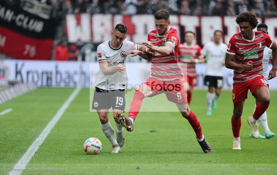FC Augsburg, Eintracht Frankfurt, 1. Bundesliga, Bundesliga, Voetball, Sport, Le Football, Germany, Futbol, Fotball, Fussball, Deutschland, DFL, DFB, Calcio, 2022/23, Saison 2022/2023 - Bild-ID: 1032767