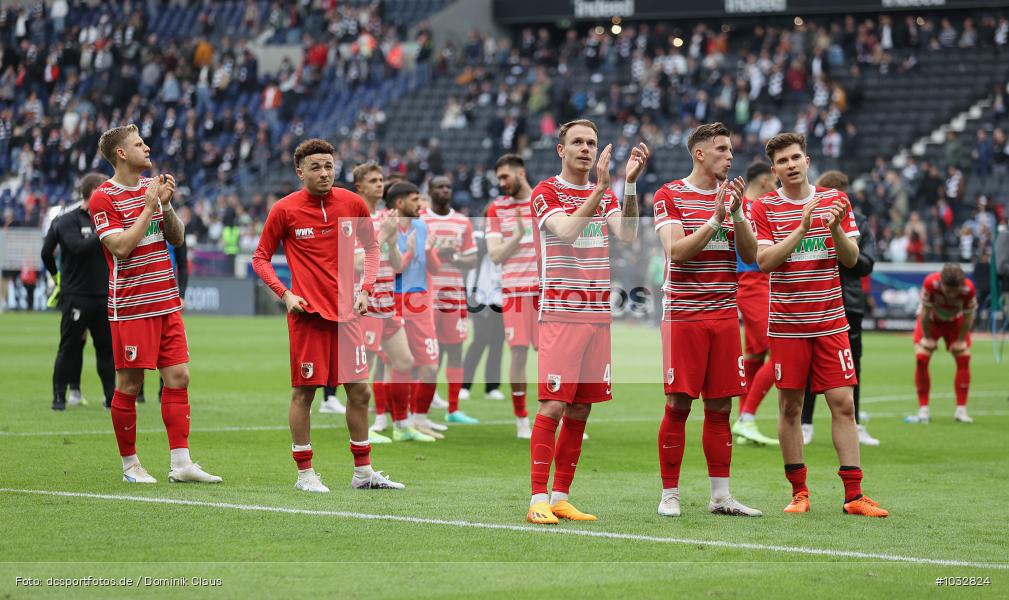 FC Augsburg, Eintracht Frankfurt, 1. Bundesliga, Bundesliga, Voetball, Sport, Le Football, Germany, Futbol, Fotball, Fussball, Deutschland, DFL, DFB, Calcio, 2022/23, Saison 2022/2023 - Bild-ID: 1032824