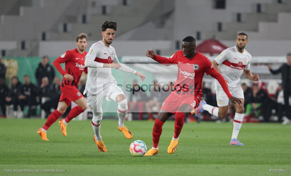 Eintracht Frankfurt, VfB Stuttgart, Pokal, DFB-Pokal, Voetball, Sport, Le Football, Germany, Futbol, Fotball, Fussball, Deutschland, DFL, DFB, Calcio, 2022/23, Saison 2022/2023 - Bild-ID: 1032846