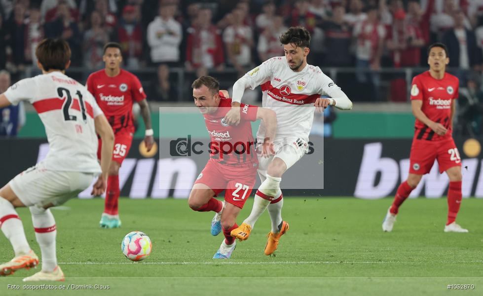 Eintracht Frankfurt, VfB Stuttgart, Pokal, DFB-Pokal, Voetball, Sport, Le Football, Germany, Futbol, Fotball, Fussball, Deutschland, DFL, DFB, Calcio, 2022/23, Saison 2022/2023 - Bild-ID: 1032870