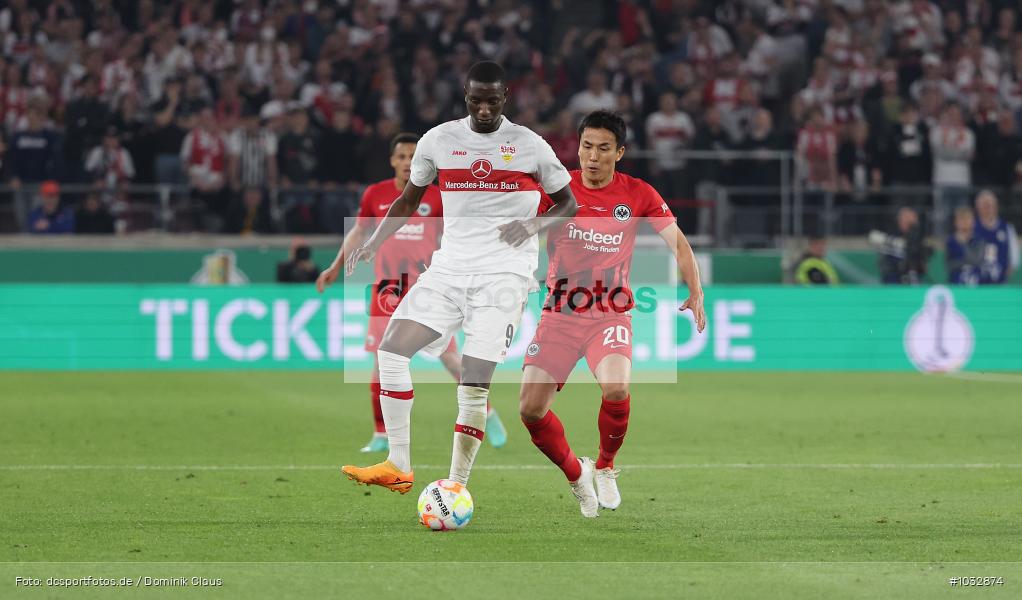 Eintracht Frankfurt, VfB Stuttgart, Pokal, DFB-Pokal, Voetball, Sport, Le Football, Germany, Futbol, Fotball, Fussball, Deutschland, DFL, DFB, Calcio, 2022/23, Saison 2022/2023 - Bild-ID: 1032874