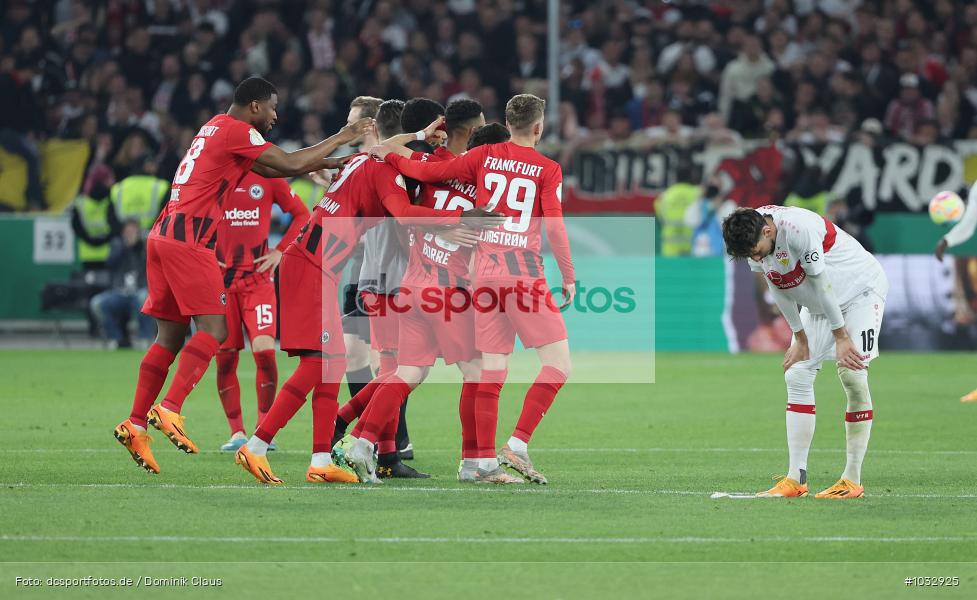 Eintracht Frankfurt, VfB Stuttgart, Pokal, DFB-Pokal, Voetball, Sport, Le Football, Germany, Futbol, Fotball, Fussball, Deutschland, DFL, DFB, Calcio, 2022/23, Saison 2022/2023 - Bild-ID: 1032925