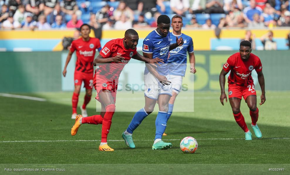 Eintracht Frankfurt, TSG 1899 Hoffenheim, 1. Bundesliga, Bundesliga, Voetball, Sport, Le Football, Germany, Futbol, Fotball, Fussball, Deutschland, DFL, DFB, Calcio, 2022/23, Saison 2022/2023 - Bild-ID: 1032997 Eintracht Frankfurt, TSG 1899 Hoffenheim, 1. Bundesliga, Bundesliga, Voetball, Sport, Le Football, Germany, Futbol, Fotball, Fussball, Deutschland, DFL, DFB, Calcio, 2022/23, Saison 2022/2023 - Bild-ID: 1032997