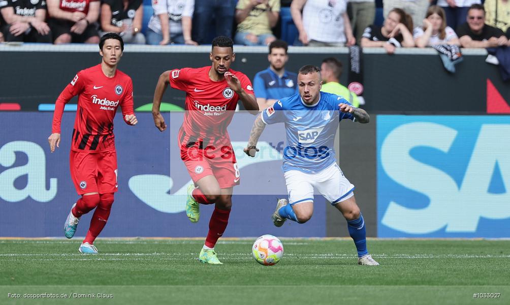 Eintracht Frankfurt, TSG 1899 Hoffenheim, 1. Bundesliga, Bundesliga, Voetball, Sport, Le Football, Germany, Futbol, Fotball, Fussball, Deutschland, DFL, DFB, Calcio, 2022/23, Saison 2022/2023 - Bild-ID: 1033027 Eintracht Frankfurt, TSG 1899 Hoffenheim, 1. Bundesliga, Bundesliga, Voetball, Sport, Le Football, Germany, Futbol, Fotball, Fussball, Deutschland, DFL, DFB, Calcio, 2022/23, Saison 2022/2023 - Bild-ID: 1033027