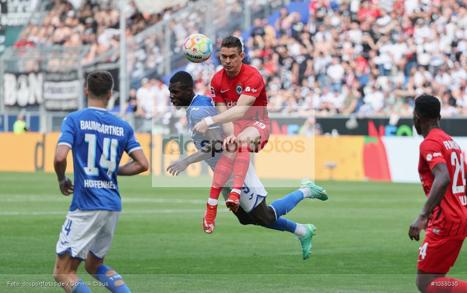 Eintracht Frankfurt, TSG 1899 Hoffenheim, 1. Bundesliga, Bundesliga, Voetball, Sport, Le Football, Germany, Futbol, Fotball, Fussball, Deutschland, DFL, DFB, Calcio, 2022/23, Saison 2022/2023 - Bild-ID: 1033035