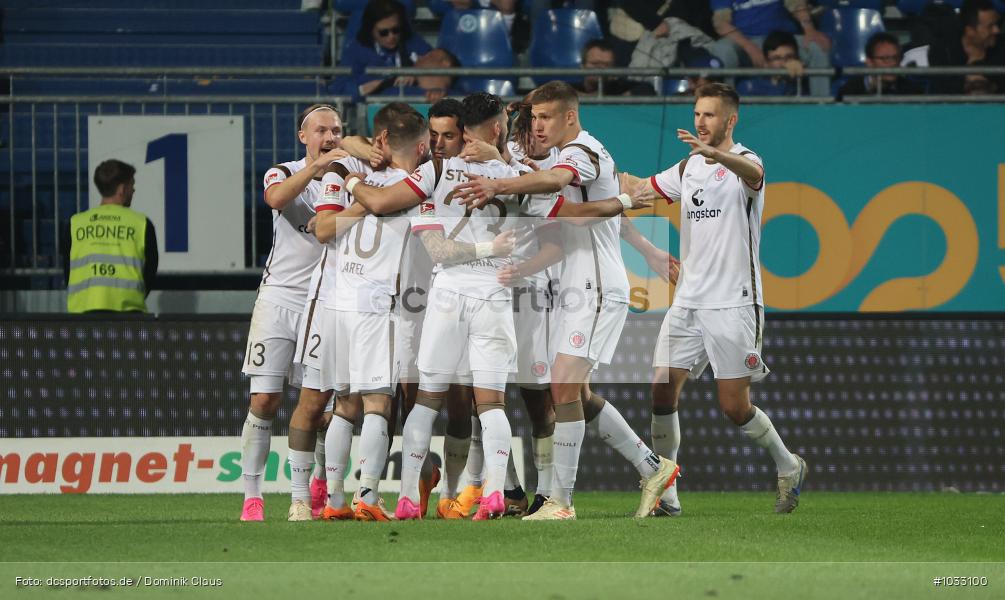 FC Sankt Pauli, FC St. Pauli, SV Darmstadt 98, 2. Bundesliga, 2. Liga, Voetball, Sport, Le Football, Germany, Futbol, Fotball, Fussball, Deutschland, DFL, DFB, Calcio, 2022/23, Saison 2022/2023 - Bild-ID: 1033100