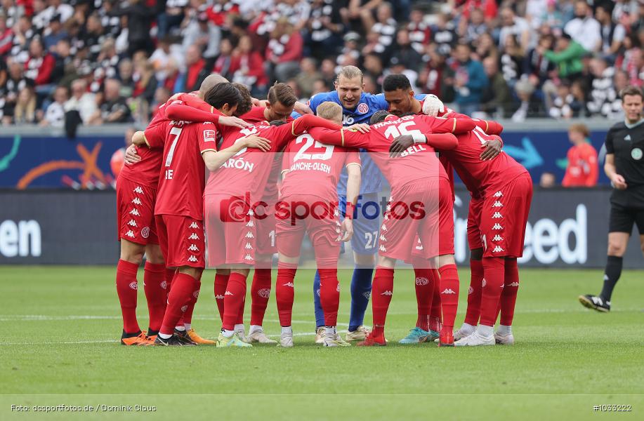 1. FSV Mainz 05, Eintracht Frankfurt, 1. Bundesliga, Bundesliga, Voetball, Sport, Le Football, Germany, Futbol, Fotball, Fussball, Deutschland, DFL, DFB, Calcio, 2022/23, Saison 2022/2023 - Bild-ID: 1033222 1. FSV Mainz 05, Eintracht Frankfurt, 1. Bundesliga, Bundesliga, Voetball, Sport, Le Football, Germany, Futbol, Fotball, Fussball, Deutschland, DFL, DFB, Calcio, 2022/23, Saison 2022/2023 - Bild-ID: 1033222