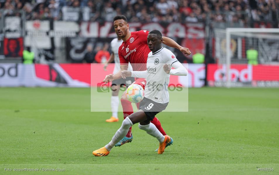 1. FSV Mainz 05, Eintracht Frankfurt, 1. Bundesliga, Bundesliga, Voetball, Sport, Le Football, Germany, Futbol, Fotball, Fussball, Deutschland, DFL, DFB, Calcio, 2022/23, Saison 2022/2023 - Bild-ID: 1033236 1. FSV Mainz 05, Eintracht Frankfurt, 1. Bundesliga, Bundesliga, Voetball, Sport, Le Football, Germany, Futbol, Fotball, Fussball, Deutschland, DFL, DFB, Calcio, 2022/23, Saison 2022/2023 - Bild-ID: 1033236